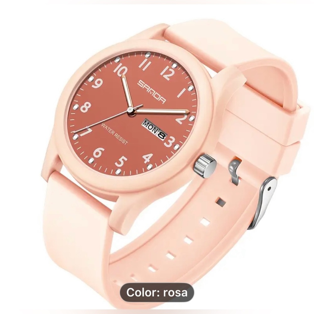SANDA Pink whatch with Sleek Design and Versatile Style